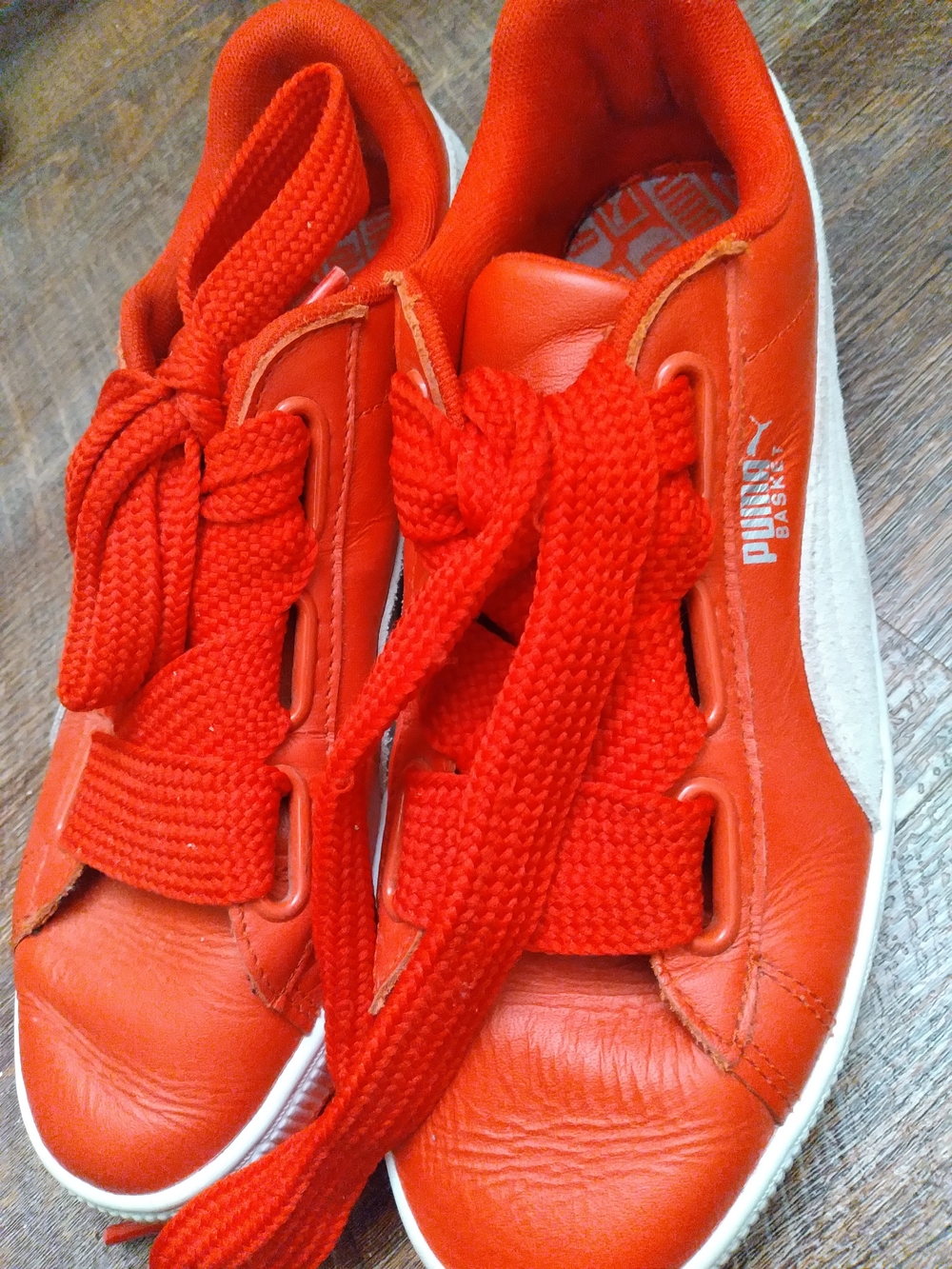 PUMA Kids' Red Basket Sneakers - Stylish Everyday Shoe